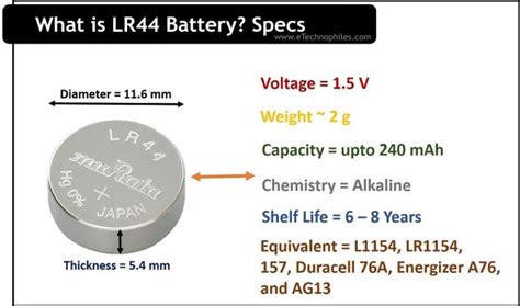 lr44 batteries voltage